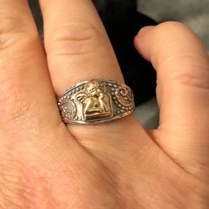 Charming Victorian Angel ring.